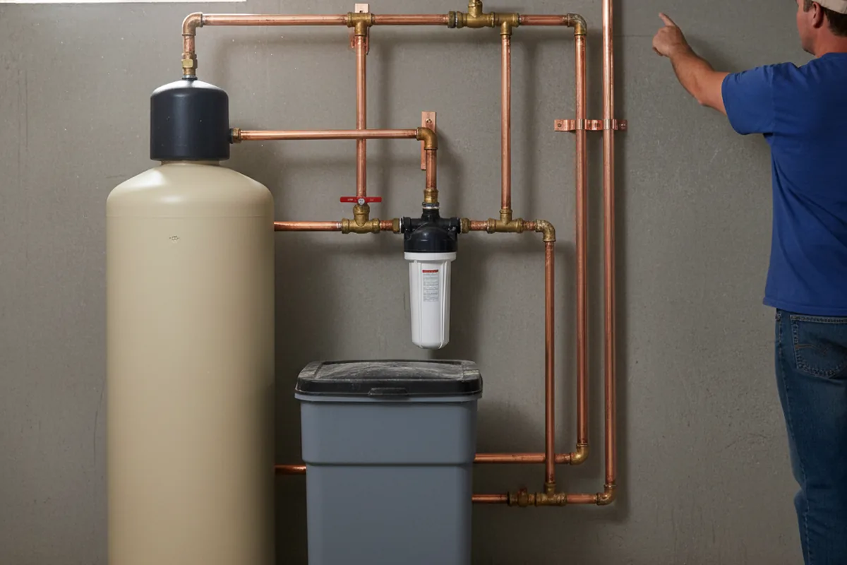 Whole-house water treatment system installed in Ladoga
